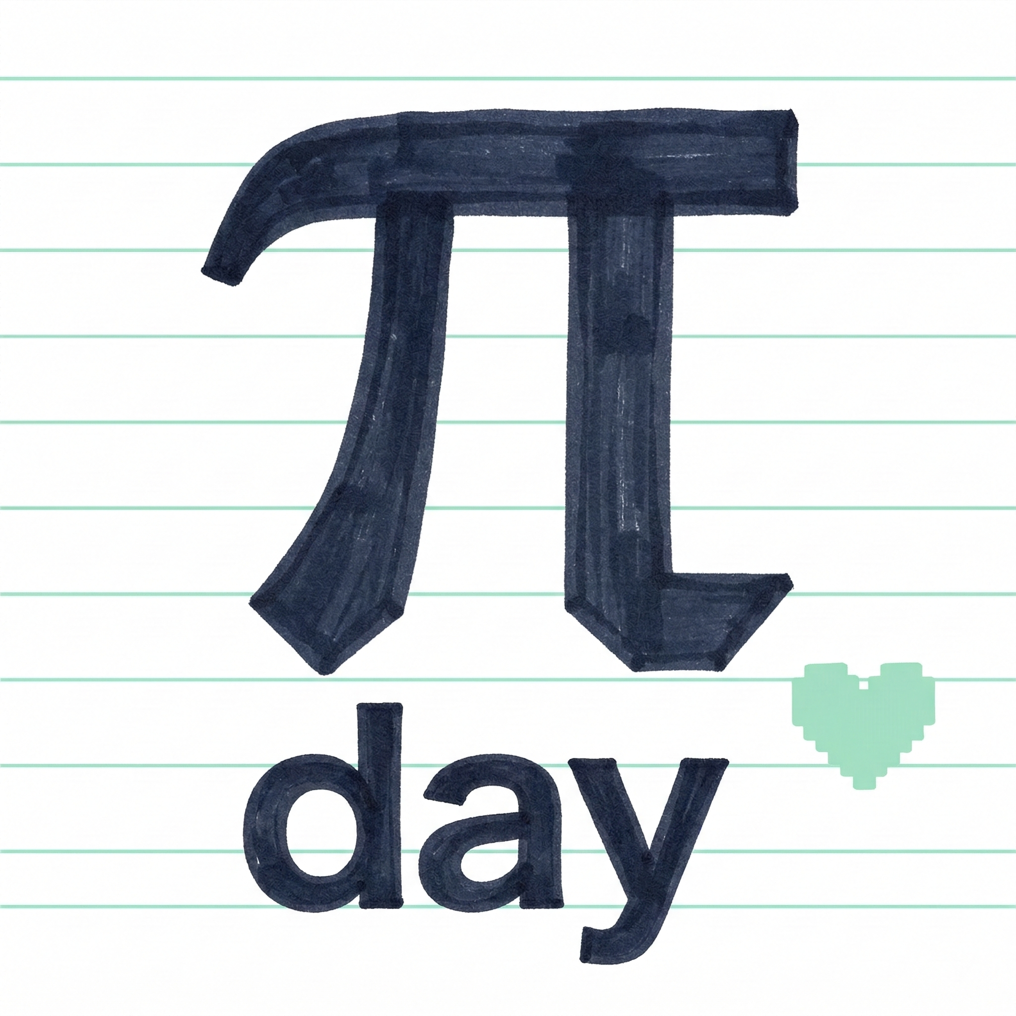 파이데이 (Pi Day) 앱 아이콘 — 파이디멘션